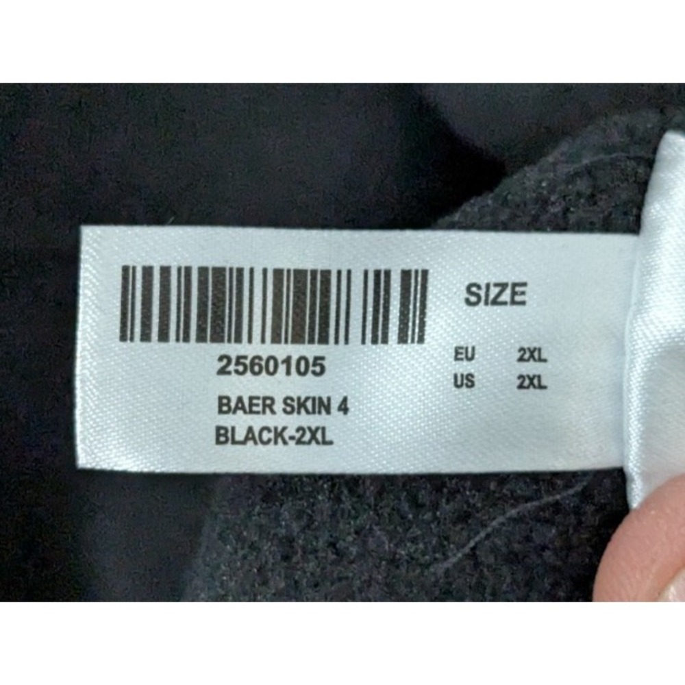 NWT Baerskin Tactical Hoodie Mens 2XL Black Fleece Full Zip Hunting Outdoors - Picture 2 of 12